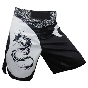High Quality Wholesale Custom MMA <b>Grappling</b> <b>Shorts</b> with Digital Print Lightweight Quick Dry Breathable 100% Polyester - Product Image 3