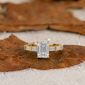 Elegant 3.28 Carat Lab Created Diamond Women's Luxury IGI Certified 14KT Yellow Gold Unique Style Anniversary Wedding - Product Image 1