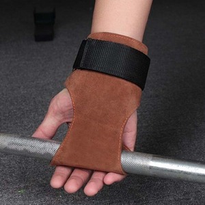 Poignées de sport de qualité supérieure avec sangles réglables pour l'entraînement en salle de sport, meilleure vente, antidérapantes, personnalisées, en cuir, vente en gros - Product Image 6