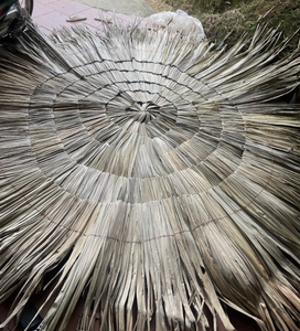 Sombrilla de Bambú y Pasto Marino para Patio y Gimnasio, Sombrilla de Playa de 3 m con Altura Ajustable para Uso en Exteriores, Mercados, Patios y Playa - Product Image 4