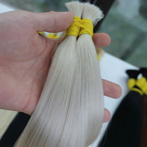 ผมต่อ RUSA แท้จากเวียดนาม สีบลอนด์อ่อนฟอกสี ปลายผมหนาเต็มเส้น น้ำหนัก 100 กรัม คุณภาพแบบ Super Double Drawn - Product Image 5
