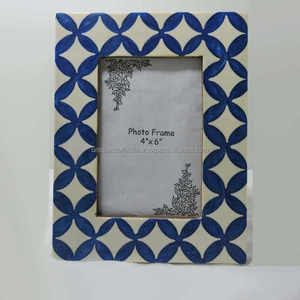 Elegant Classic Handmade Bone Inlay Wooden Photo <b>Frames</b> Premium Wholesale Home Decor UV <b>Printed</b> Handcrafted Picture Custom Size - Product Image 2