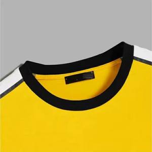 Camiseta de Hombre de Algodón 100% Tejida, Impresión Personalizada de Alta Calidad, Ropa Deportiva de Verano, Proveedor OEM ODM, Corte Holgado - Product Image 2