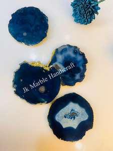 แผ่นรองแก้วหินอ่อนคุณภาพสูง ดีไซน์ทางศาสนาแบบเฉพาะตัว ขัดเงาด้วยหินอินเดีย ทำด้วยมือ ทนทาน ราคาดีที่สุดสำหรับชาและกาแฟ - Product Image 3