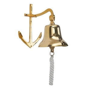 <b>Brass</b> Nautical Ship <b>Bell</b> Marine <b>Bell</b> For Maritime Decor Sailor Gifts Coastal Home Office Wall And Nautical Collection - Product Image 3
