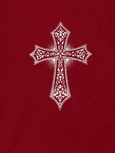 Camisetas de Algodón Rojas para Hombre, Diseño Minimalista Cruzado, Talla Grande, 300GSM, Estilo Urbano, Logotipo Personalizado, Tela Suave, Camisetas Casuales - Product Image 3