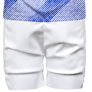 Men Blue White Sublimated Volleyball Uniform Long Sleeve Sports Set Polyester <b>Athletic</b> Team Training Game Match Clothing - Product Image 6
