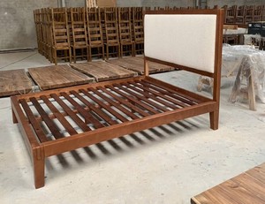 Juego de muebles de dormitorio de madera personalizable, material MDF con características de almacenamiento para el hogar, granja, hotel y sala de estar - Product Image 4