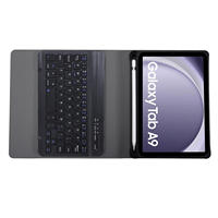 Casing Keyboard Nirkabel dengan Slot Pena untuk Samsung Tab A9 Plus SM-X216 X210 11 Inch A11 Plus 2025 Penutup Tablet Magnetik