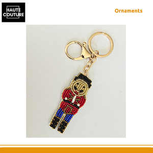 Exportador Indio que Vende Ampliamente Adornos Colgantes Festivos para Decoración del Hogar de 6.5 cm - Llavero Cascanueces a un Precio de Mercado Impresionante - Product Image 3