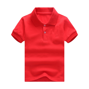 เสื้อโปโลเด็ก แขนสั้น สีเขียวล้วน ระบายอากาศได้ดี สไตล์เรโทร ถักทออย่างดี ทรงปกติ ขายส่ง - Product Image 5