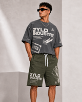 Conjunto de Pantalones Cortos Casuales de Verano para Hombre, Color Liso, 100% Algodón Jersey, Secado Rápido, Tejido de Punto, con Bolsillos, Logotipo Personalizado, Conjunto Doble