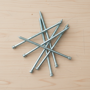 Tornillos para Madera de Doble Rosca Métricos/Pulgadas M6-M12, Cabeza Ranurada, Rosca Parcial, Clase 4.8 6.8, Acero al Carbono Zincado DIN PDC - Product Image 1