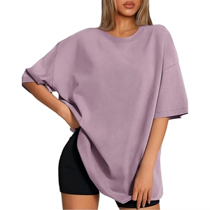 Camiseta Oversize de Calidad Única para Mujer, Estilo Casual Holgado, Manga Media, Cómoda para Uso Diario, Streetwear, Viajes y Actividades al Aire Libre - Product Image 1