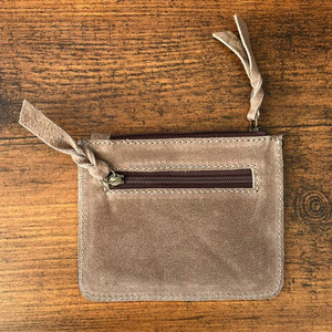 Nuevo monedero personalizable de cuero de ante genuino para botas, Mini monedero de cuero de vaca hecho a mano para mujer - Product Image 5