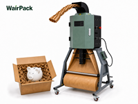 Système professionnel de remplissage de colis e-commerce, machine à coussinets en papier kraft fiable pour une protection de transport à haute vitesse