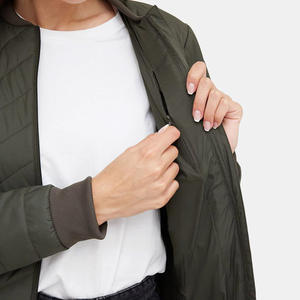 Modern Design <b>Women</b> Bomber <b>Jacket</b> Customizable Quilted Zip Outerwear Fashion Apparel For Branding Support And Wholesale - Product Image 4