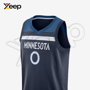 Maillot de basket-ball pour homme adulte personnalisé XEEP XC-BU-19, uniforme d'équipe haute performance, léger, respirant, imprimé par transfert thermique - Product Image 2