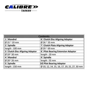 TAIWAN CALIBRE 15PC Universal Master Clutch Alignment Rectifier Set, herramienta de alineación de transmisión - Product Image 4