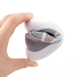 Nouvelles semelles en caoutchouc de printemps, chaussures tissées pour enfants, chaussettes antidérapantes, maille de sol, chaussures respirantes pour bébé - Product Image 4