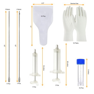 Kit d'insémination artificielle réutilisable pour chiens, 34 pièces, kit d'élevage canin, fournitures d'IA pour chiens de petites et moyennes races - Product Image 2