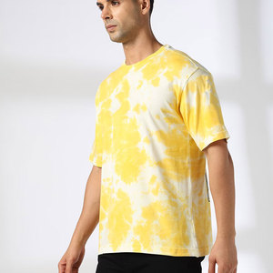 Meilleur prix en ligne T-shirt col rond de haute qualité pour le fitness et la course décontractée 100% coton uni design personnalisé motif surdimensionné - Product Image 1