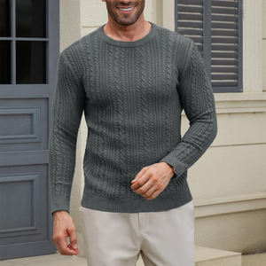 Pulls en tricot pour hommes avec logo personnalisé de haute qualité, tendance de la saison hivernale, vêtements d'extérieur, pulls en tricot en vente - Product Image 3
