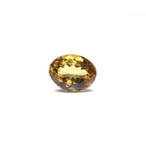 Natural Yellow Sapphire Oval Cabochon 5.75 Carat Loose Gemstone for Fine Jewelry - Product Image 1