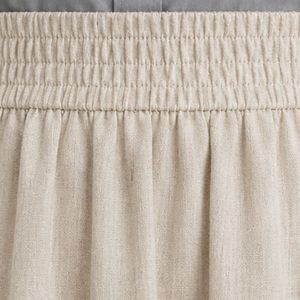 Conjunto de Blusa Bordada y Falda Maxi Gris y Beige para Mujer, Manga Larga, Cierre de Botones, Cintura Alta, Dos Piezas, OEM - Product Image 6