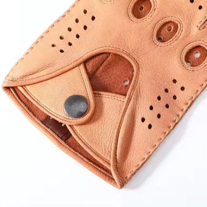 Gants de conduite en peau de mouton, longueur poignet, respirants, non doublés, pour quatre saisons, sport, voyage en plein air, cyclisme, usage quotidien - Product Image 5
