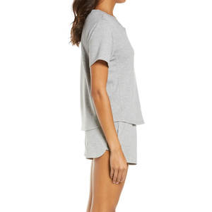 Lightweight Summer <b>Twin</b> <b>Set</b> Wholesale Rate Women Simple Elegant Two Piece Minimal Style Two Piece Matching Clothing <b>Set</b> Ladies - Product Image 3