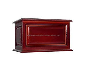 Super qualifier urne en bois faite à la main en gros urnes de crémation fournitures funéraires urnes en bois pour cendres humaines adulte - Product Image 2