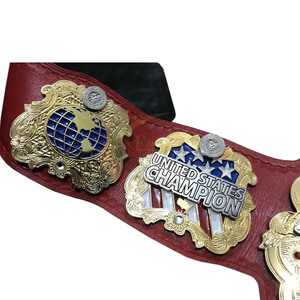 Ceinture de championnat de lutte mondiale personnalisée, ceinture UFC, ceinture de boxe, ceinture en cuir de 4 mm en zinc, taille adulte, ceinture UFC - Product Image 3