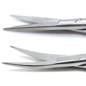 Tijeras Castroveijo Micro Curvas Noyes con Resorte, 11cm, de Acero Inoxidable, Reutilizables, Autoclavables, Juego de Instrumentos - Product Image 3