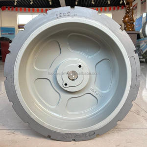 Pneu plein non marquant 15x5 pour roue de nacelle élévatrice à ciseaux AWP - Product Image 2