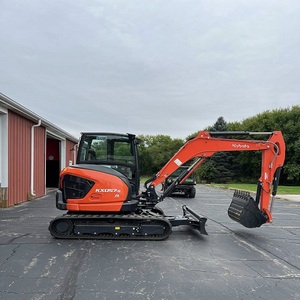 รถขุดขนาดเล็ก Kubota KX057-5 รุ่นขายดีที่สุด พร้อมห้องโดยสารและระบบไฮดรอลิกเสริมแรงดันสูง - Product Image 3