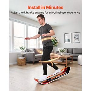 Tavola Curva in Legno Premium per Equilibrio, Attrezzatura Leggera e Compatta per Adulti, Yoga, Pilates, Trainer Wobble Board - Product Image 5