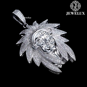 Bijoux de haute qualité Jewelux plaqués or, argent 925, charmes hip-hop, certifiés IGI, unisexe, vente en gros, meilleur prix, Inde - Product Image 2