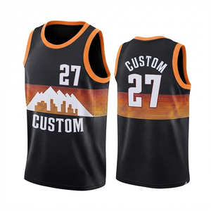 Maillot de basket-ball personnalisé pour hommes, haute qualité, numéros d'équipe personnalisés, design pour clubs, ligues, vêtements d'équipe sportive, maille respirante - Product Image 1