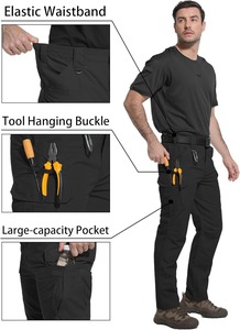 Tactical Utility <b>Work</b> <b>Pants</b> Reinforced Construction Design Durable <b>Cargo</b> Trousers Supplier - Product Image 4