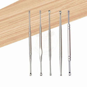 Premium Quality Ear Curettes Stainless Steel ENT Instrument Ear <b>Wax</b> <b>Removal</b> Tools - Product Image 2