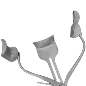 Écarteur abdominal Ricard à 3 lames, instrument chirurgical auto-serrant, pour chirurgie générale et laparotomie, en acier inoxydable - Product Image 2
