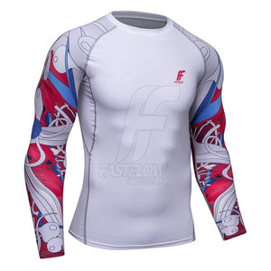 Rashguard personnalisé uni et simple, couleur unie, en promotion, pour MMA, vêtements de sport - Product Image 4
