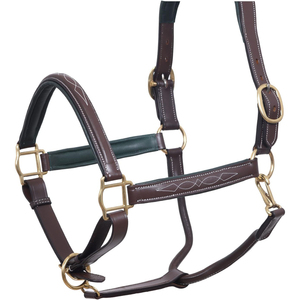 Équipements sportifs de luxe abordables : Harnais en cuir pour l'équitation, best-seller, avec boucles réglables, collier de tête pour cheval - Product Image 2