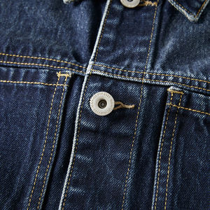 Veste en jean vintage pour homme sur mesure OEM avec doublure en polaire confortable - Product Image 5