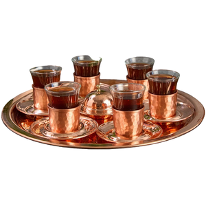 Pure Copper Vintage Coffee <b>Set</b> With Polish Finished For Restaurant Home And Hotel Kitchenware Metal <b>Tea</b> <b>Set</b> - Product Image 2