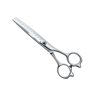 Tijeras Profesionales para Adelgazar el Cabello, para Diestros, con Hoja de Acero Inoxidable 6CR13 de 5.5 Pulgadas, Acabado Espejo, Logotipo Personalizado para Salón de Belleza - Product Image 5