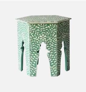Modern Luxury Rattan <b>Round</b> Garden Coffee <b>Table</b> Indoor & Outdoor <b>Table</b> Home Decorative Rattan Center <b>Table</b> Bone Inlay <b>Console</b> - Product Image 1
