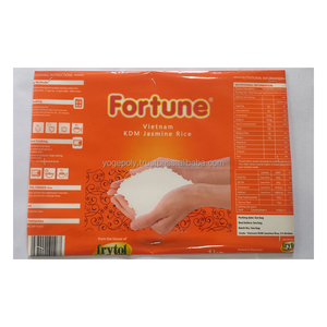 Bolsas de Embalaje con Sellado Central Multicolor, Impresas en Grabado, de Calidad Excelente, Aptas para Alimentos, Bolsas de Arroz Impresas Personalizadas - Product Image 1