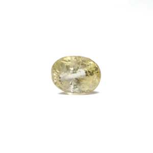 Handcrafted 5.45 Carat Oval Cut Yellow Sapphire Loose Gemstone for Fine Jewelry - Product Image 1